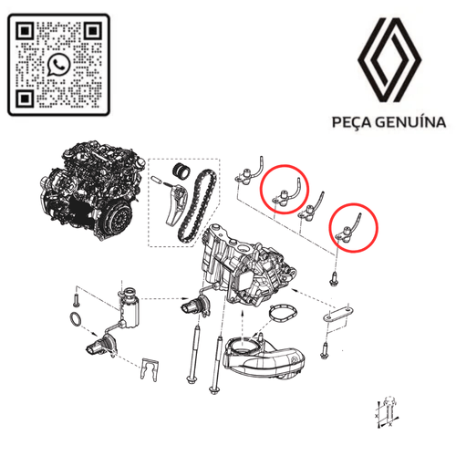 115600063R  BICO INJETOR DE OLEO CIL 3-4  1.3 16V H5H CAPTUR DUSTER OROCH  JET COOLER  RN 00063R -2-